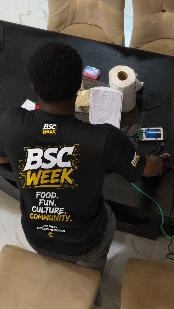 The BSC Week team mapping out the week's schedule